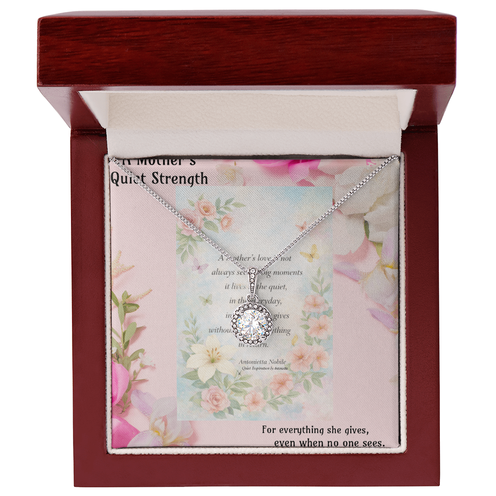 Meaningful Necklace for Mom – Emotional Mother's Day Gift, Inspirational Jewelry with Message Card, Keepsake Gift for Her