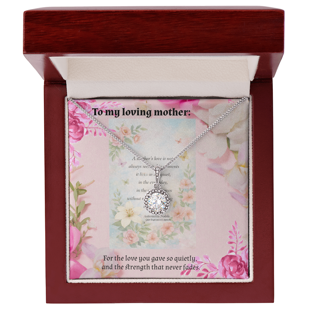 To My Loving Mother 💖 Eternal Hope Necklace | Meaningful Gift for Mom | Mother's Day Jewelry Keepsake
