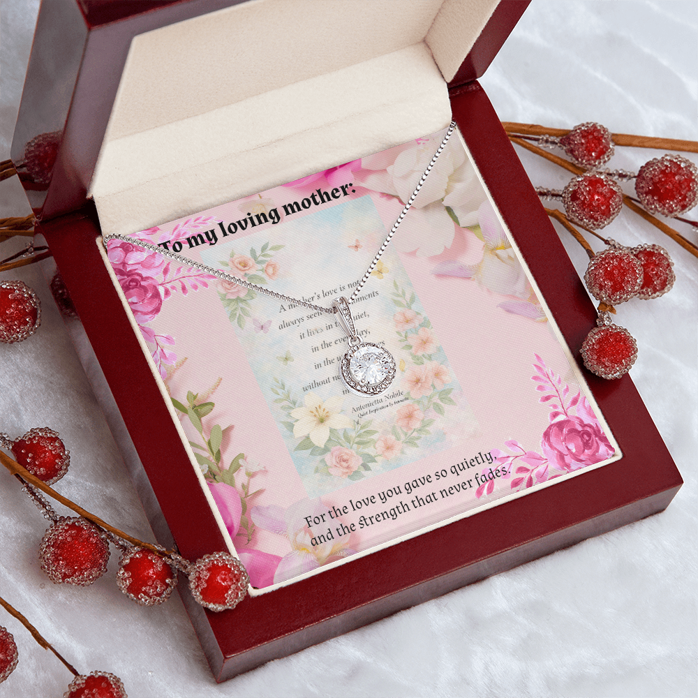To My Loving Mother 💖 Eternal Hope Necklace | Meaningful Gift for Mom | Mother's Day Jewelry Keepsake