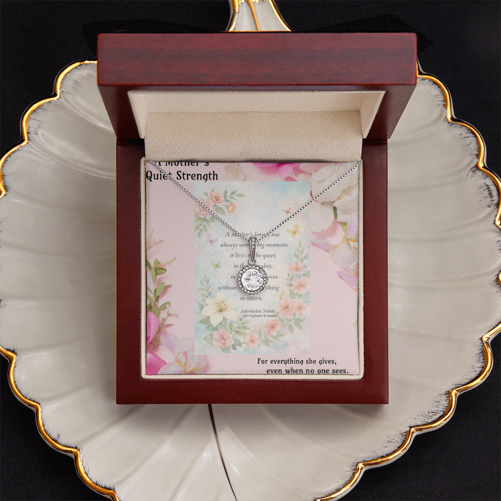 Meaningful Necklace for Mom – Emotional Mother's Day Gift, Inspirational Jewelry with Message Card, Keepsake Gift for Her