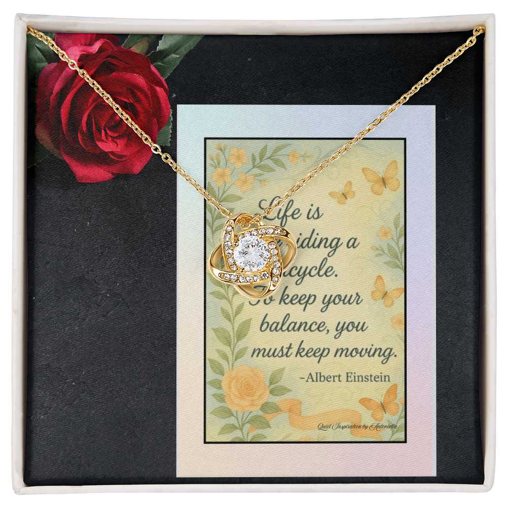 Keep Moving Forward – Inspirational Gift Necklace