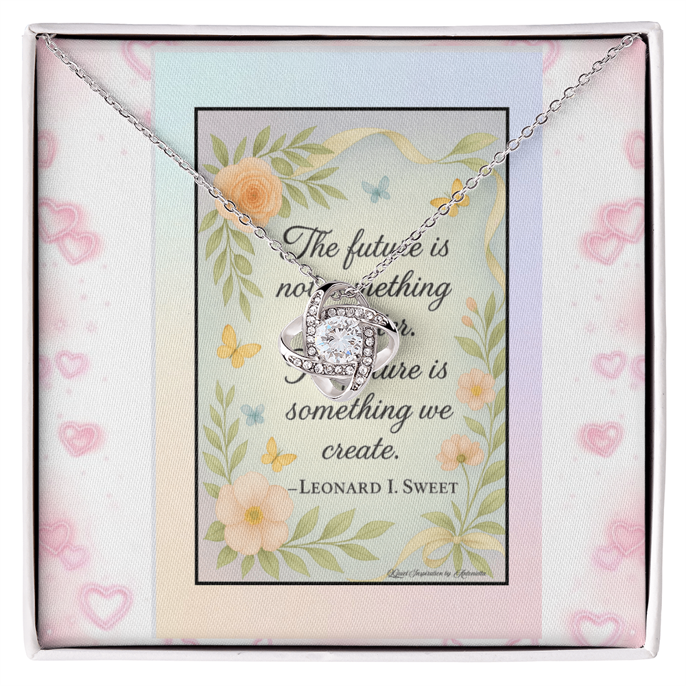 The Future Is Ours – Inspirational Gift Necklace, Quiet Inspiration by Antonietta