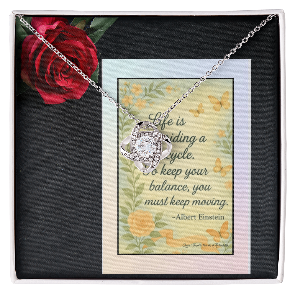 Keep Moving Forward – Inspirational Gift Necklace