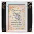 Take Time to Enjoy the Little Things | Meaningful Gift for Her | Encouragement Jewelry , Quiet Inspiration by Antonietta