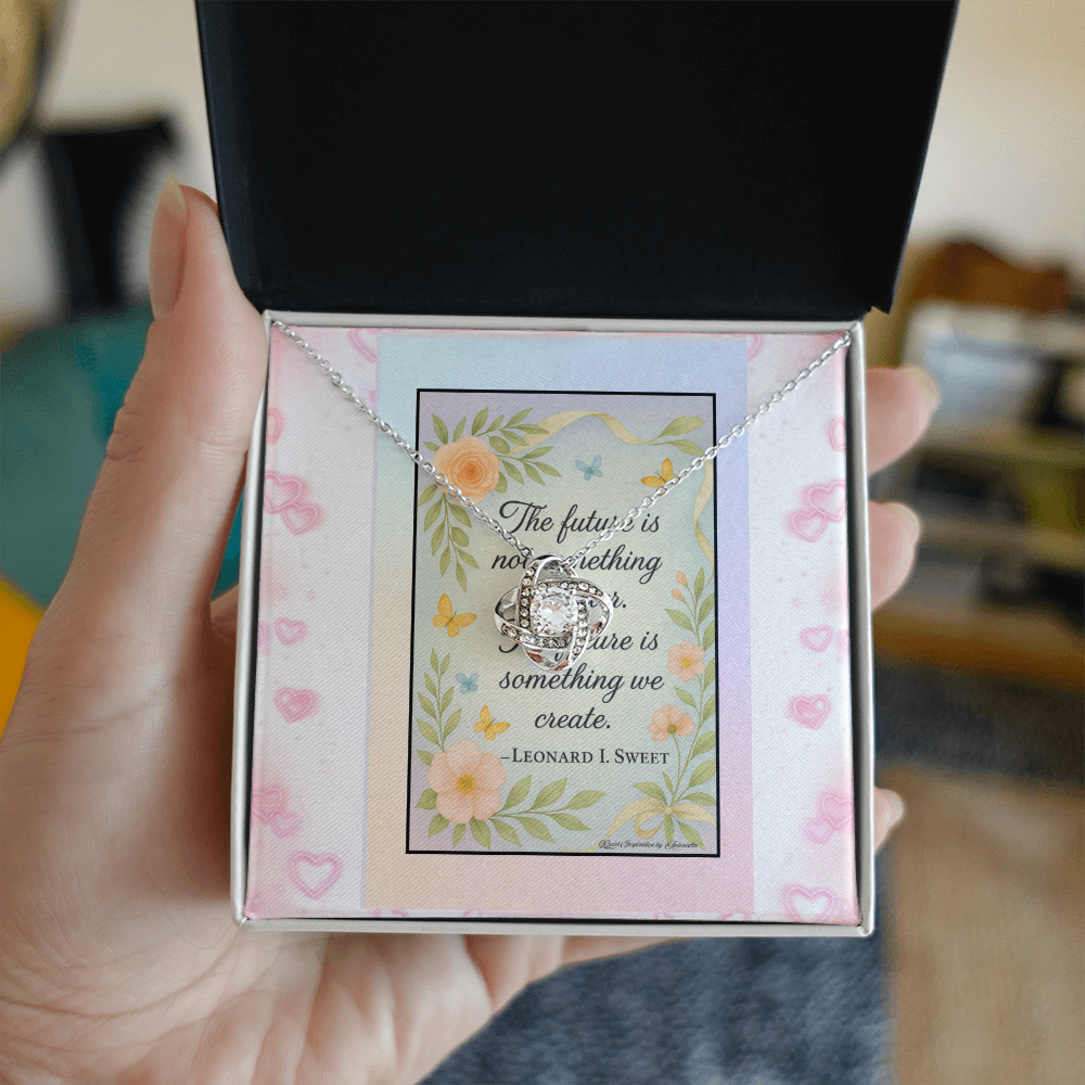 The Future Is Ours – Inspirational Gift Necklace, Quiet Inspiration by Antonietta