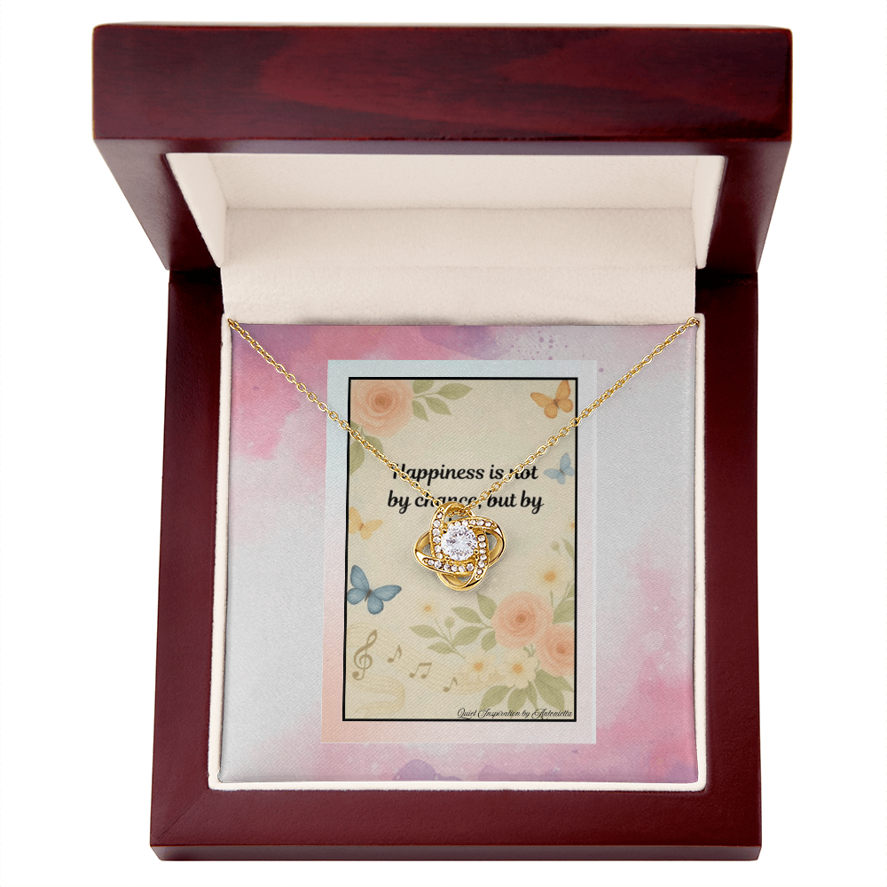 Inspirational Happiness Quote Necklace Gift – Motivational Jewelry for Women, Positive Mindset Encouragement Gift, Self Love & Healing Message Card Necklace