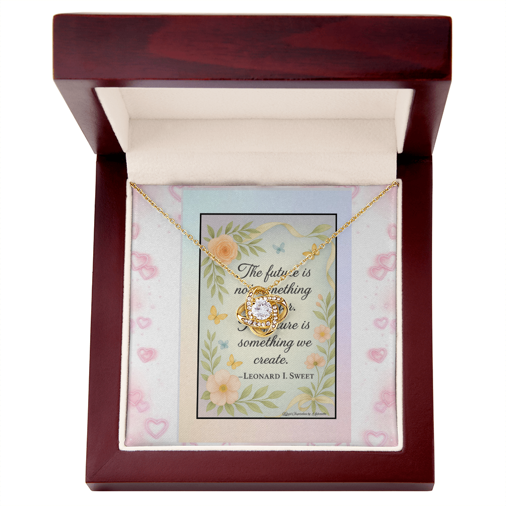 The Future Is Ours – Inspirational Gift Necklace, Quiet Inspiration by Antonietta