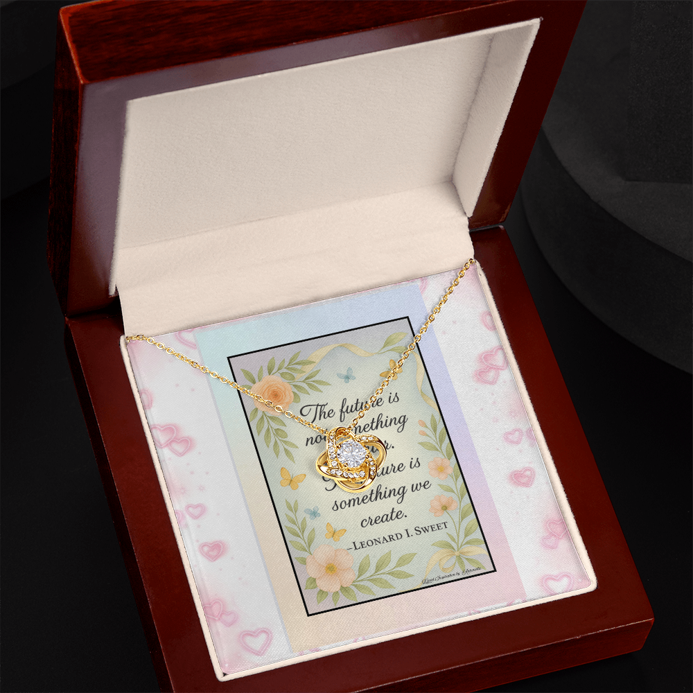 The Future Is Ours – Inspirational Gift Necklace, Quiet Inspiration by Antonietta