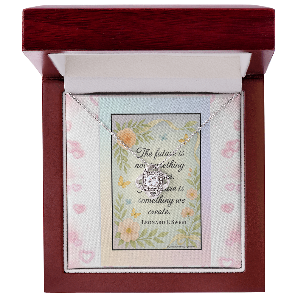 The Future Is Ours – Inspirational Gift Necklace, Quiet Inspiration by Antonietta