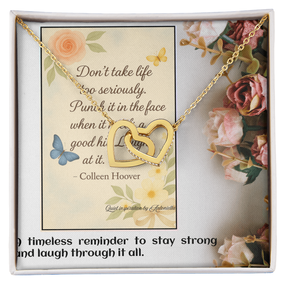Inspirational Quote Necklace for Women – Encouragement Gift for Her – Strength & Resilience Jewelry – Motivational Pendant Gift