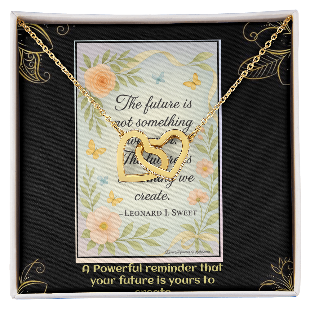 Inspirational  Future  Necklace for Women – Graduation Gift for Her – Motivational Jewelry for New Beginnings