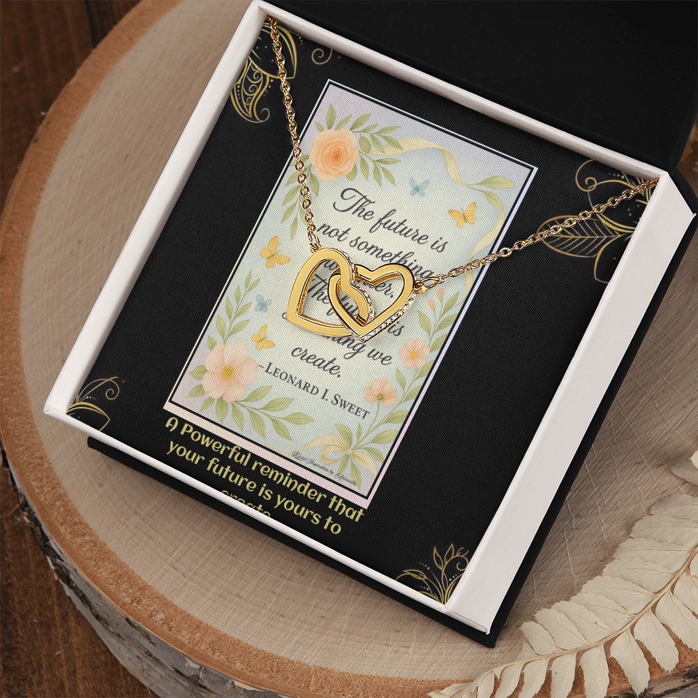 Inspirational  Future  Necklace for Women – Graduation Gift for Her – Motivational Jewelry for New Beginnings