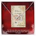 Inspirational “No Struggle, No Progress” Necklace – Motivational Gift for Strength, Resilience & Personal Growth