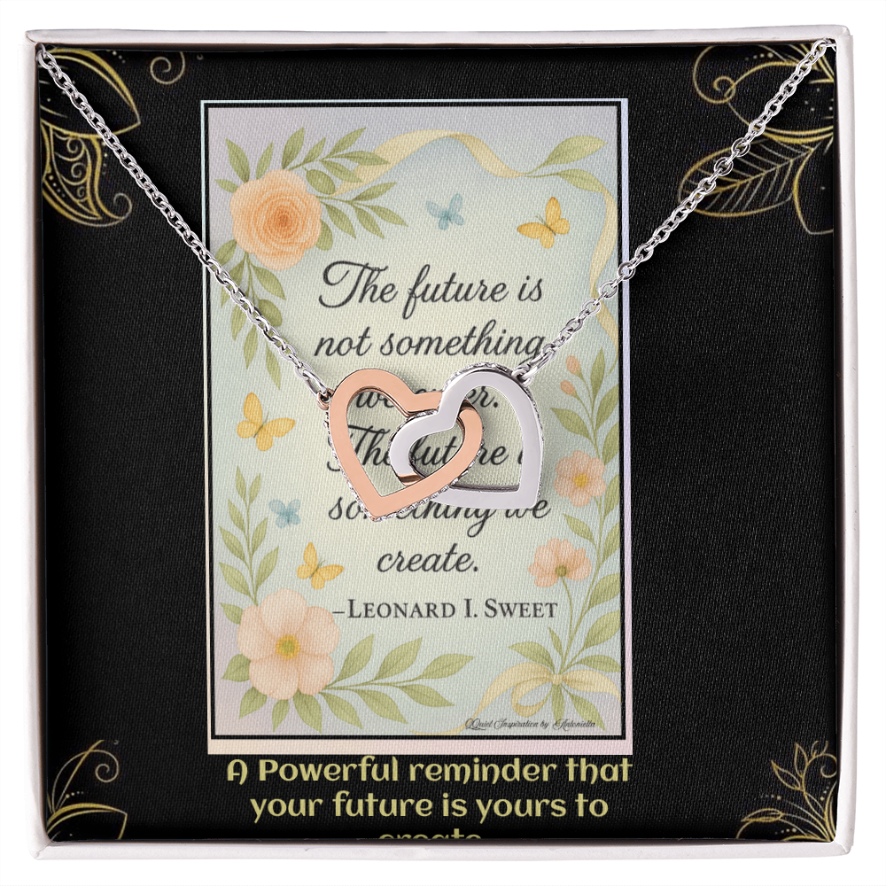 Inspirational  Future  Necklace for Women – Graduation Gift for Her – Motivational Jewelry for New Beginnings