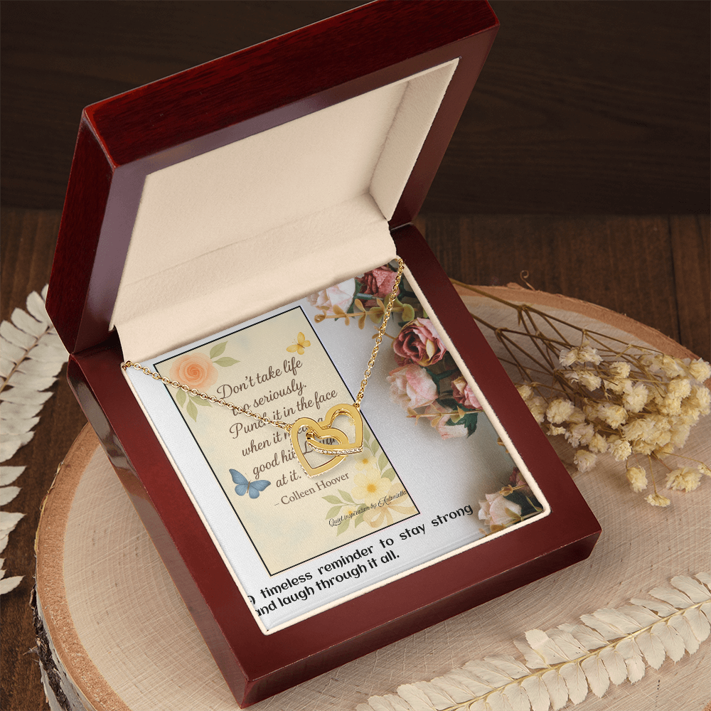 Inspirational Quote Necklace for Women – Encouragement Gift for Her – Strength & Resilience Jewelry – Motivational Pendant Gift