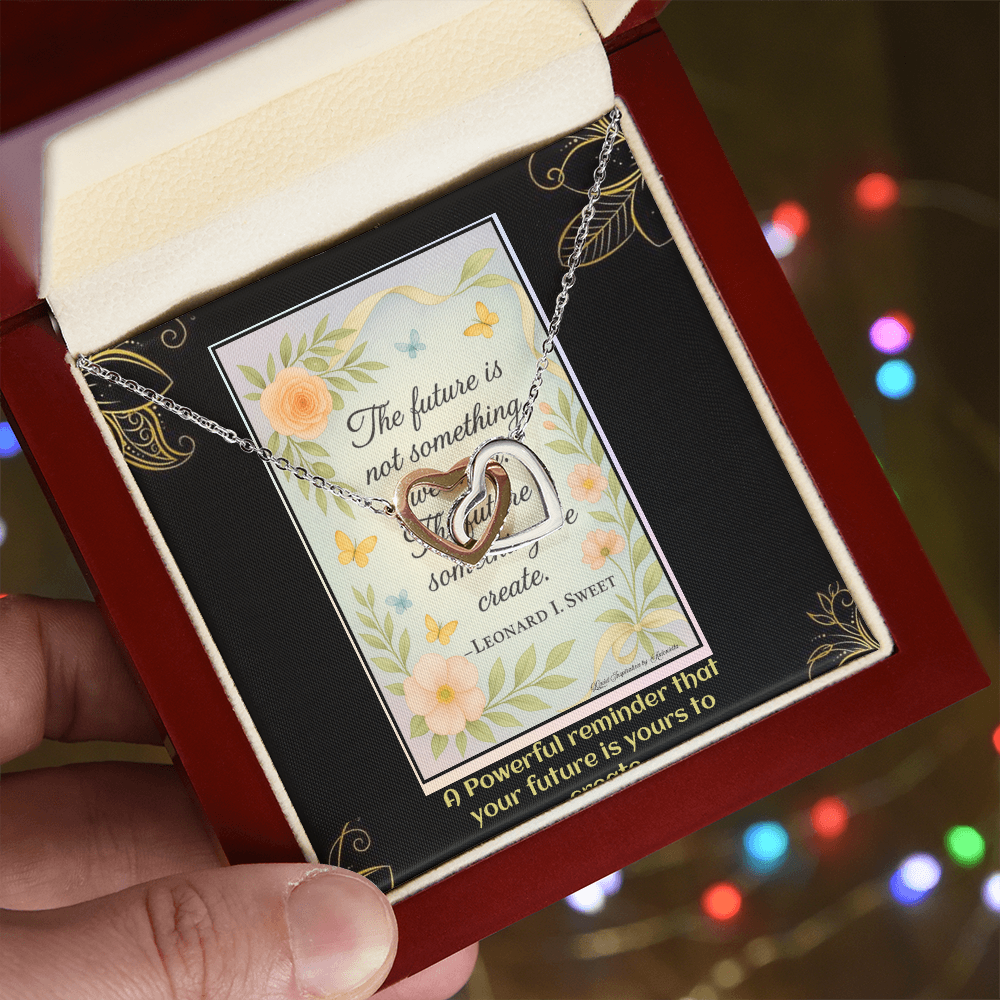 Inspirational  Future  Necklace for Women – Graduation Gift for Her – Motivational Jewelry for New Beginnings