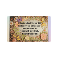 “Life Is a Do-It-Yourself Project” Inspirational Desk Mat – Napoleon Hill Motivational Quote Workspace Desk Pad