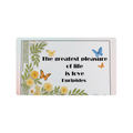 “The Greatest Pleasure of Life Is Love” Inspirational Desk Mat – Euripides Quote Motivational Workspace Desk Pad