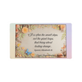 “Small Steps Bring Lasting Change” Inspirational Desk Mat – Queen Elizabeth II Motivational Quote Workspace Desk Pad
