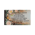 “It Doesn't Pay to Get Discouraged” Inspirational Desk Mat – Lucille Ball Motivational Quote Workspace Desk Pad