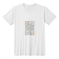 Dance in the Rain Quote T-Shirt | Inspirational Life Quote Tee | Motivational Positive Mindset Shirt | Floral Aesthetic Graphic Tee | Quiet Inspiration by Antonietta