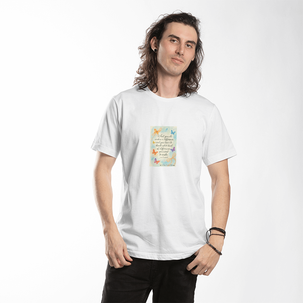 Jane Goodall Quote T-Shirt | Inspirational | Positive Mindset Graphic Tee | Quiet Inspiration by Antonietta
