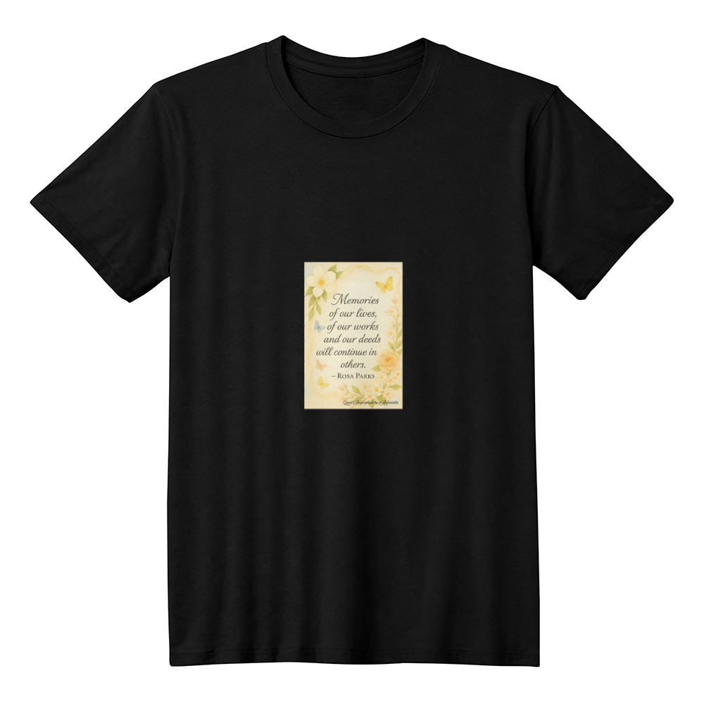 Rosa Parks Quote T-Shirt | Inspirational Kindness Shirt | Motivational Graphic Tee | Positive Mindset Apparel | Quiet Inspiration by Antonietta