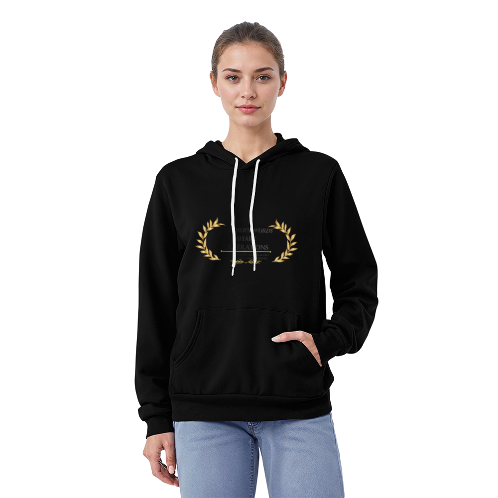 A Father's Words Shape Generations Hoodie – Inspirational Dad & Fatherhood Sweatshirt