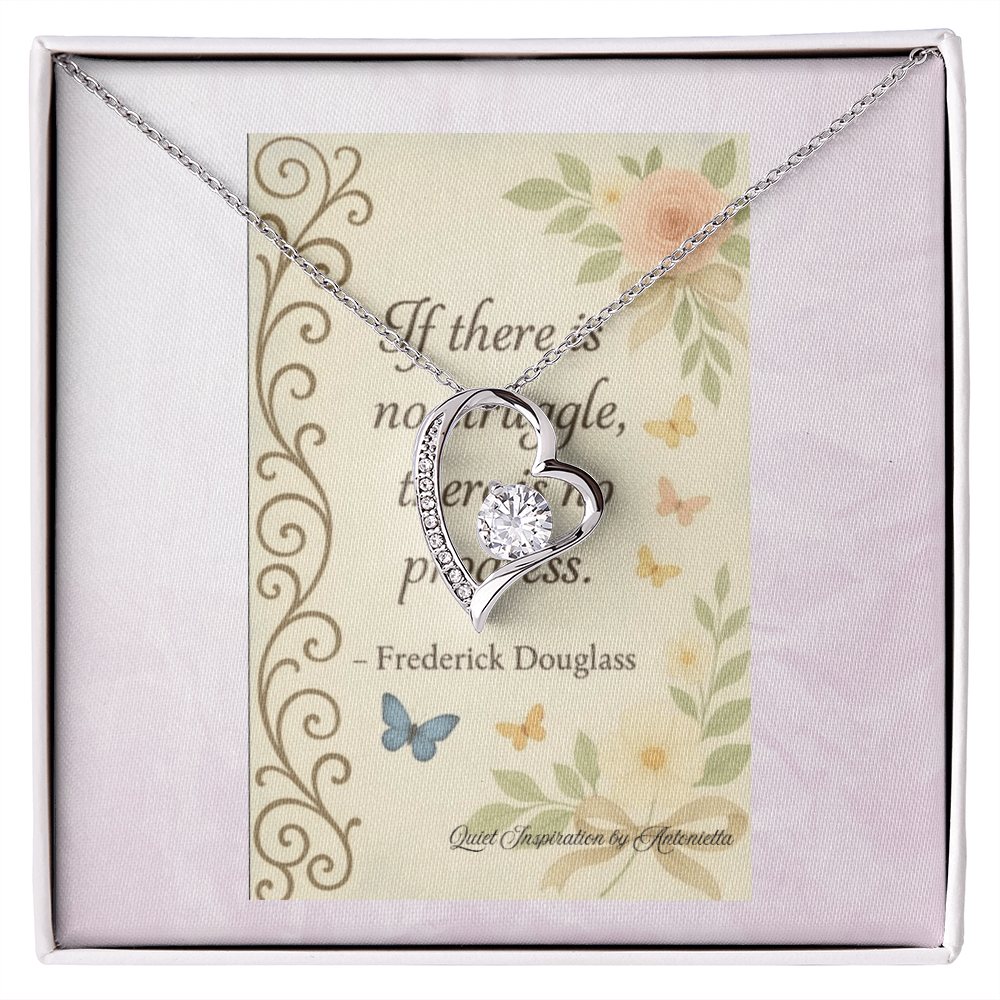 Forever Love Necklace – Inspirational Encouragement Gift for Her | Strength & Hope Jewelry