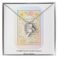 Inspirational Encouragement Necklace for Women – Motivational Gift About Strength, Perspective & Finding Joy in Hard Times