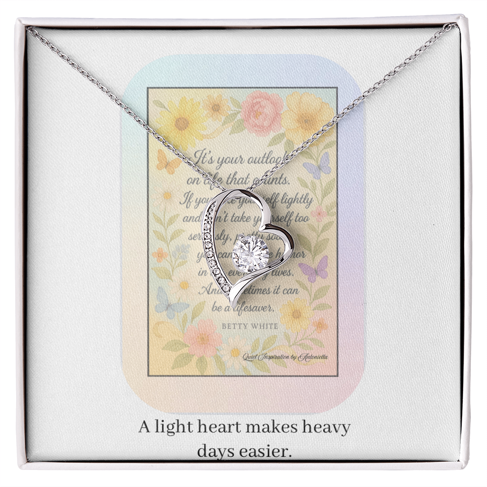 Inspirational Encouragement Necklace for Women – Motivational Gift About Strength, Perspective & Finding Joy in Hard Times