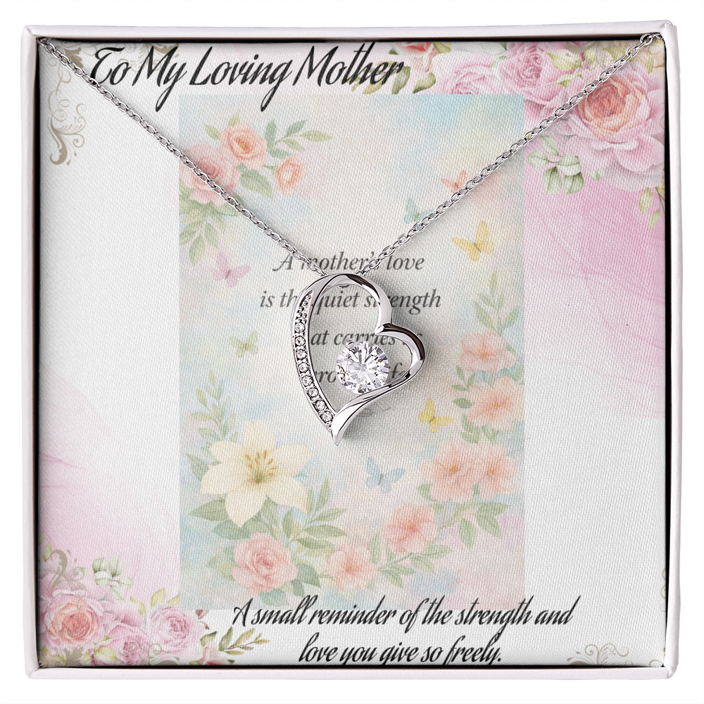 Gift for Mom That Says I Love You Without Words 💖 Keepsake Necklace