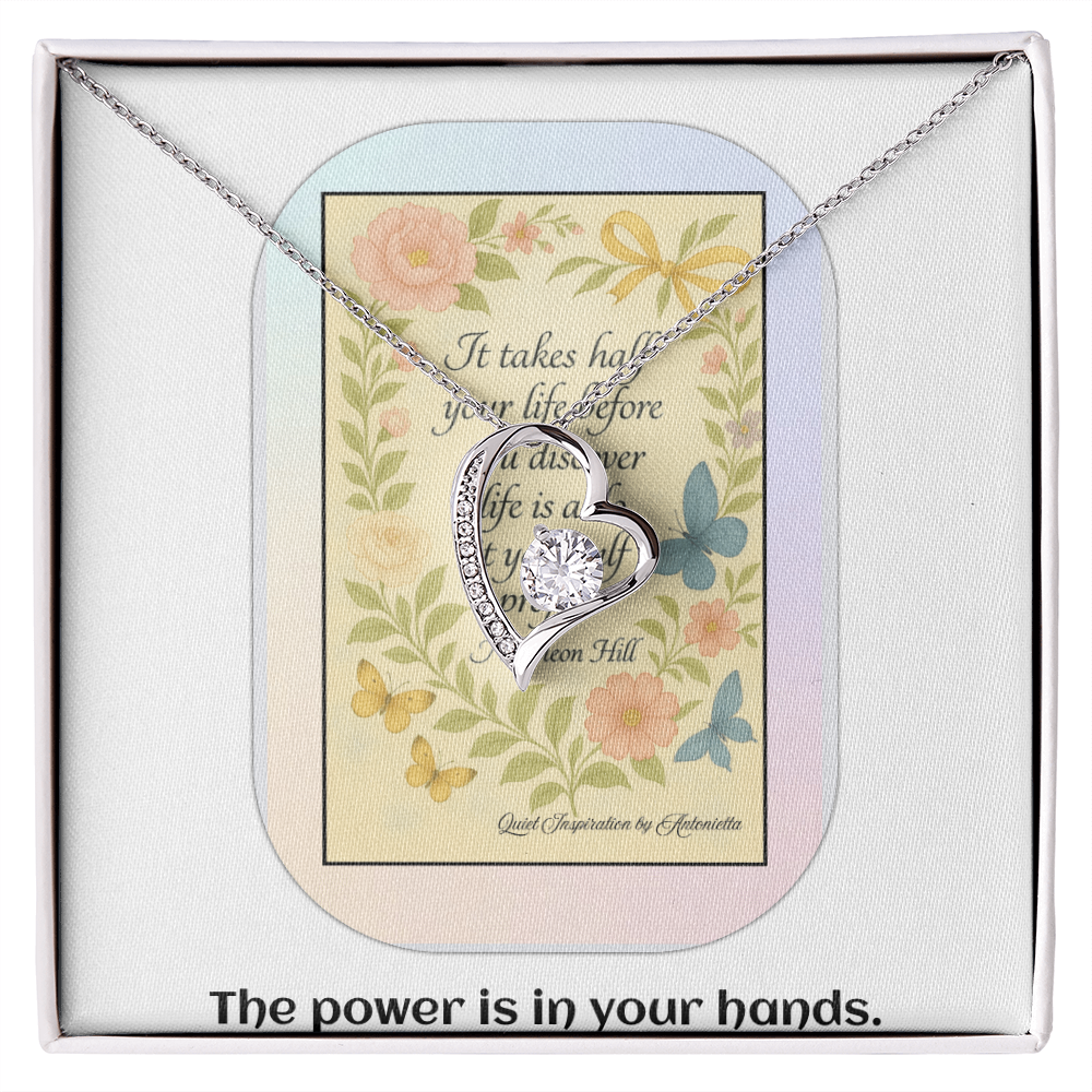 Motivational Gift for Women – Self Growth Necklace for Reinvention, Confidence & Taking Control of Your Life