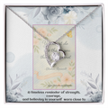 Inspirational Heart Necklace Gift for Her – Encouragement Jewelry for Daughter, Wife, Girlfriend or Best Friend