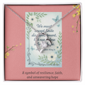 Encouragement Gift for Her – Inspirational Heart Necklace | Hope & Strength Jewelry for Daughter, Wife, Sister or Best Friend