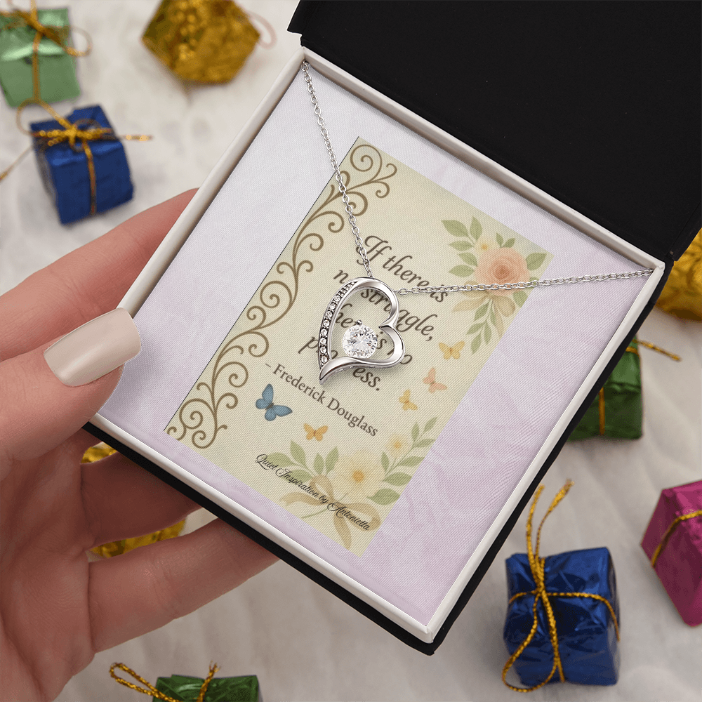 Forever Love Necklace – Inspirational Encouragement Gift for Her | Strength & Hope Jewelry