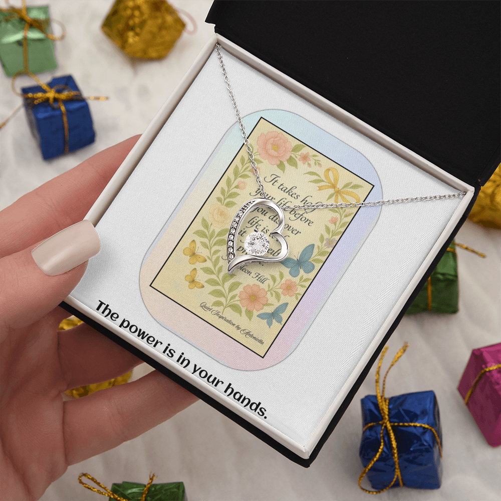 Motivational Gift for Women – Self Growth Necklace for Reinvention, Confidence & Taking Control of Your Life