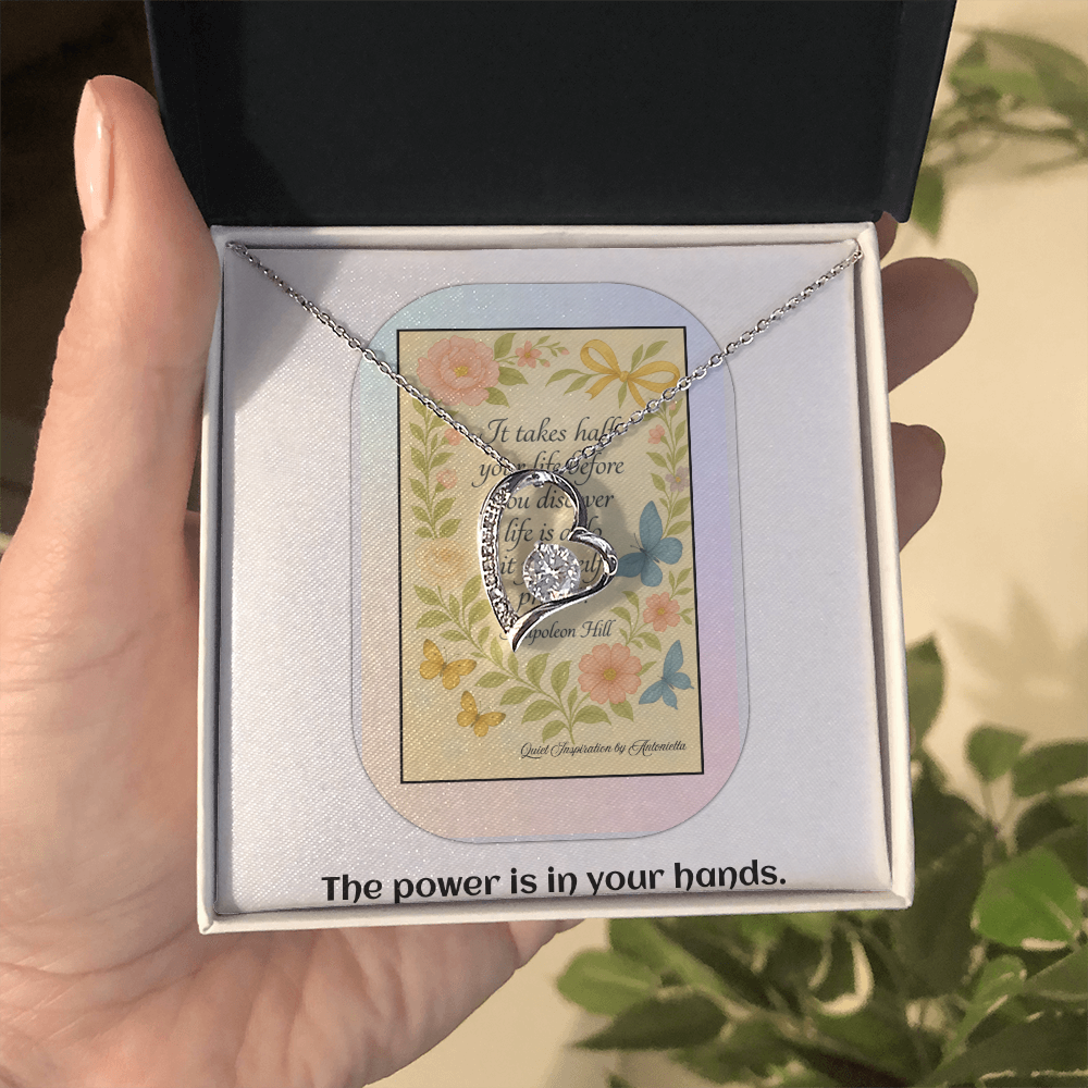 Motivational Gift for Women – Self Growth Necklace for Reinvention, Confidence & Taking Control of Your Life