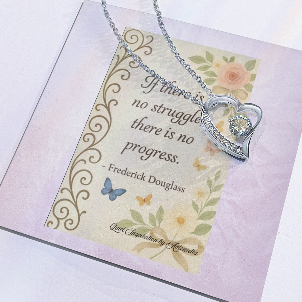 Forever Love Necklace – Inspirational Encouragement Gift for Her | Strength & Hope Jewelry