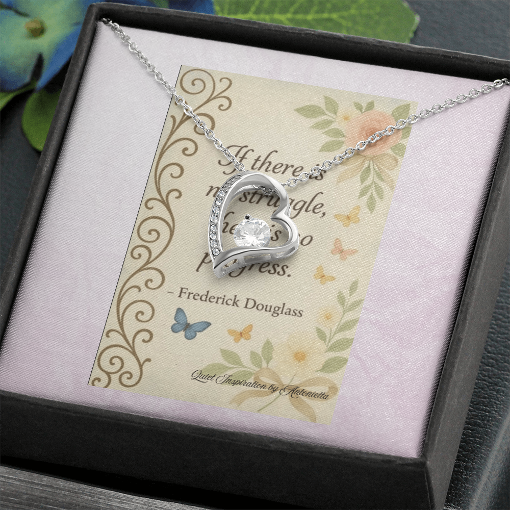 Forever Love Necklace – Inspirational Encouragement Gift for Her | Strength & Hope Jewelry