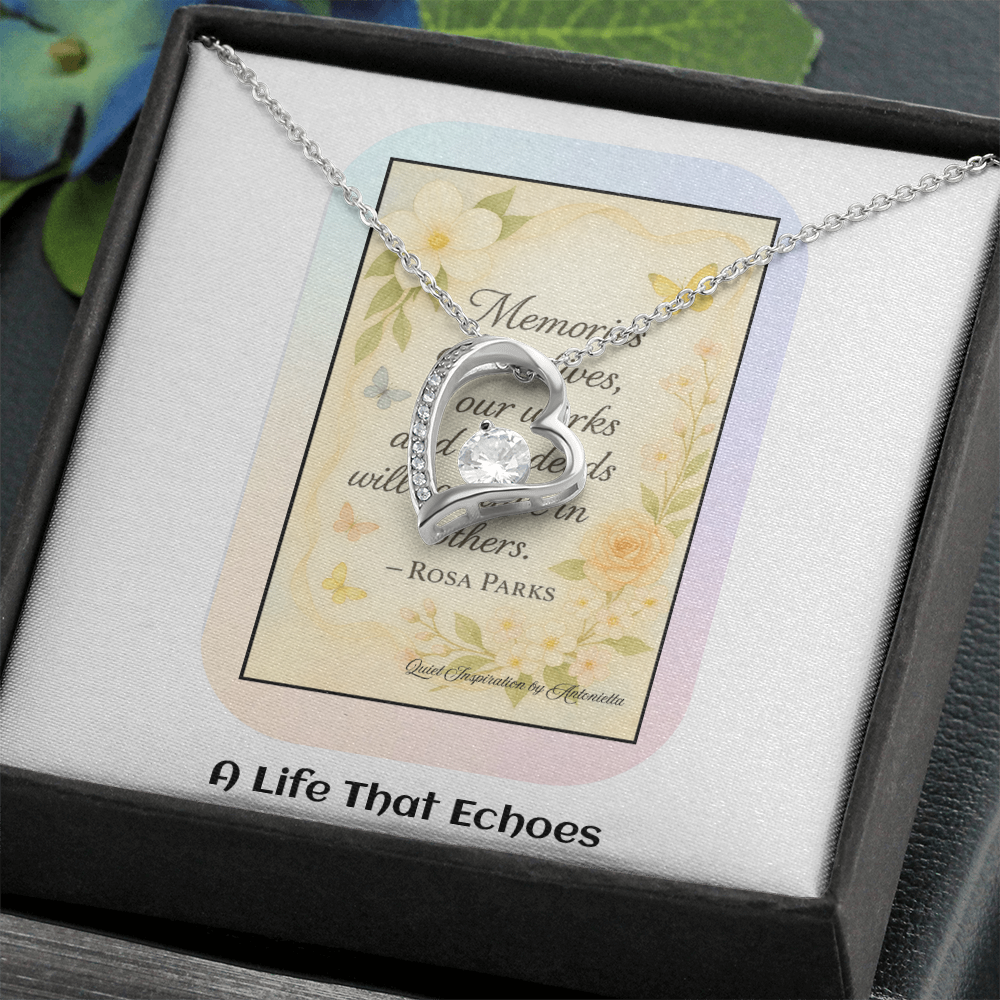 Encouragement Necklace for Women – Meaningful Gift About Legacy, Memories & Making a Difference