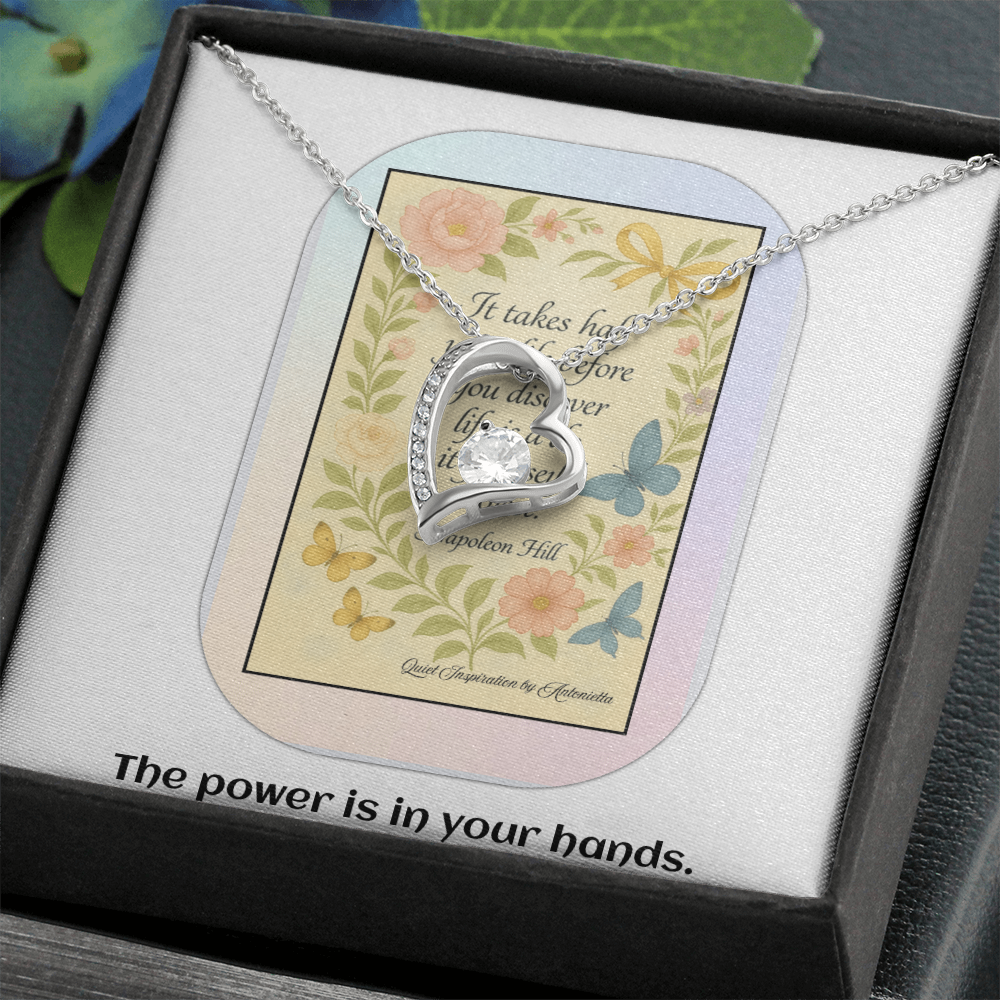 Motivational Gift for Women – Self Growth Necklace for Reinvention, Confidence & Taking Control of Your Life