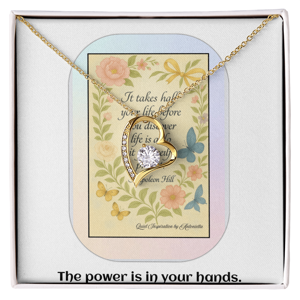 Motivational Gift for Women – Self Growth Necklace for Reinvention, Confidence & Taking Control of Your Life