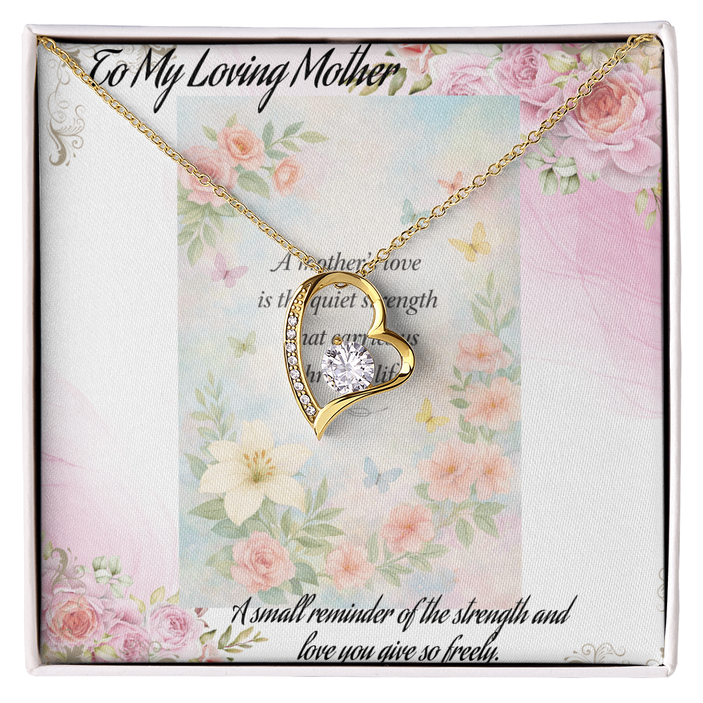 Gift for Mom That Says I Love You Without Words 💖 Keepsake Necklace