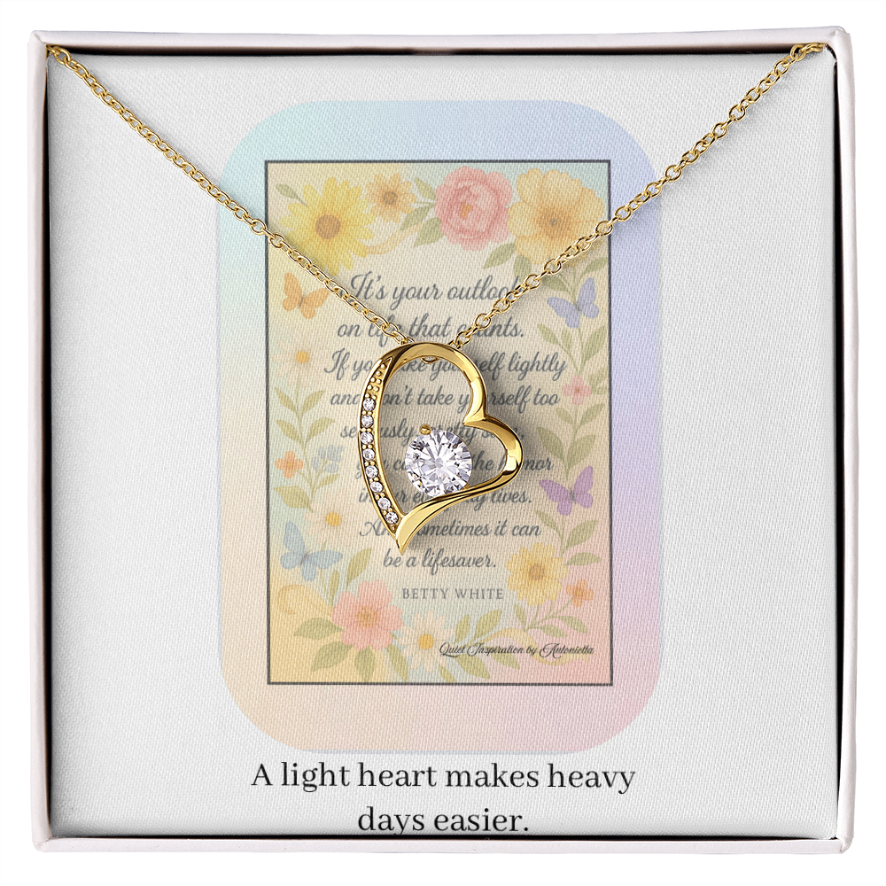 Inspirational Encouragement Necklace for Women – Motivational Gift About Strength, Perspective & Finding Joy in Hard Times