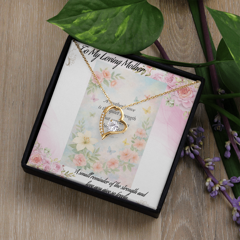 Gift for Mom That Says I Love You Without Words 💖 Keepsake Necklace
