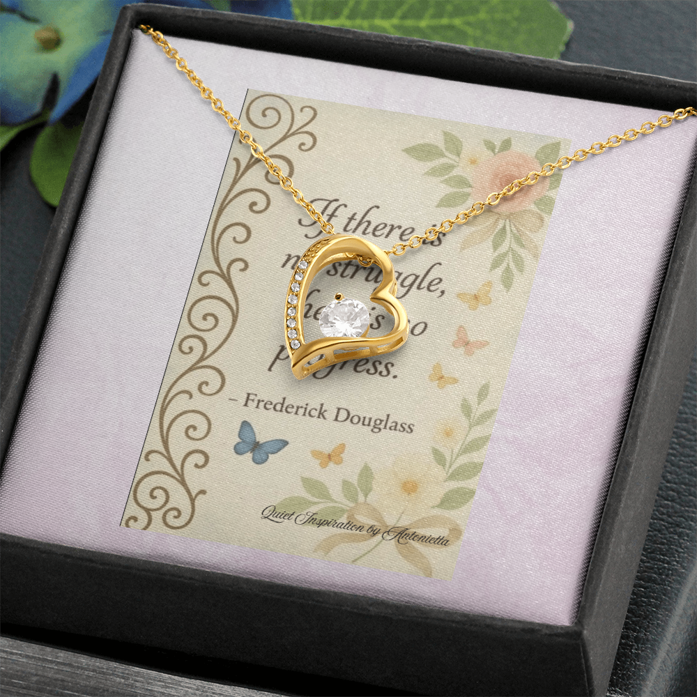 Forever Love Necklace – Inspirational Encouragement Gift for Her | Strength & Hope Jewelry