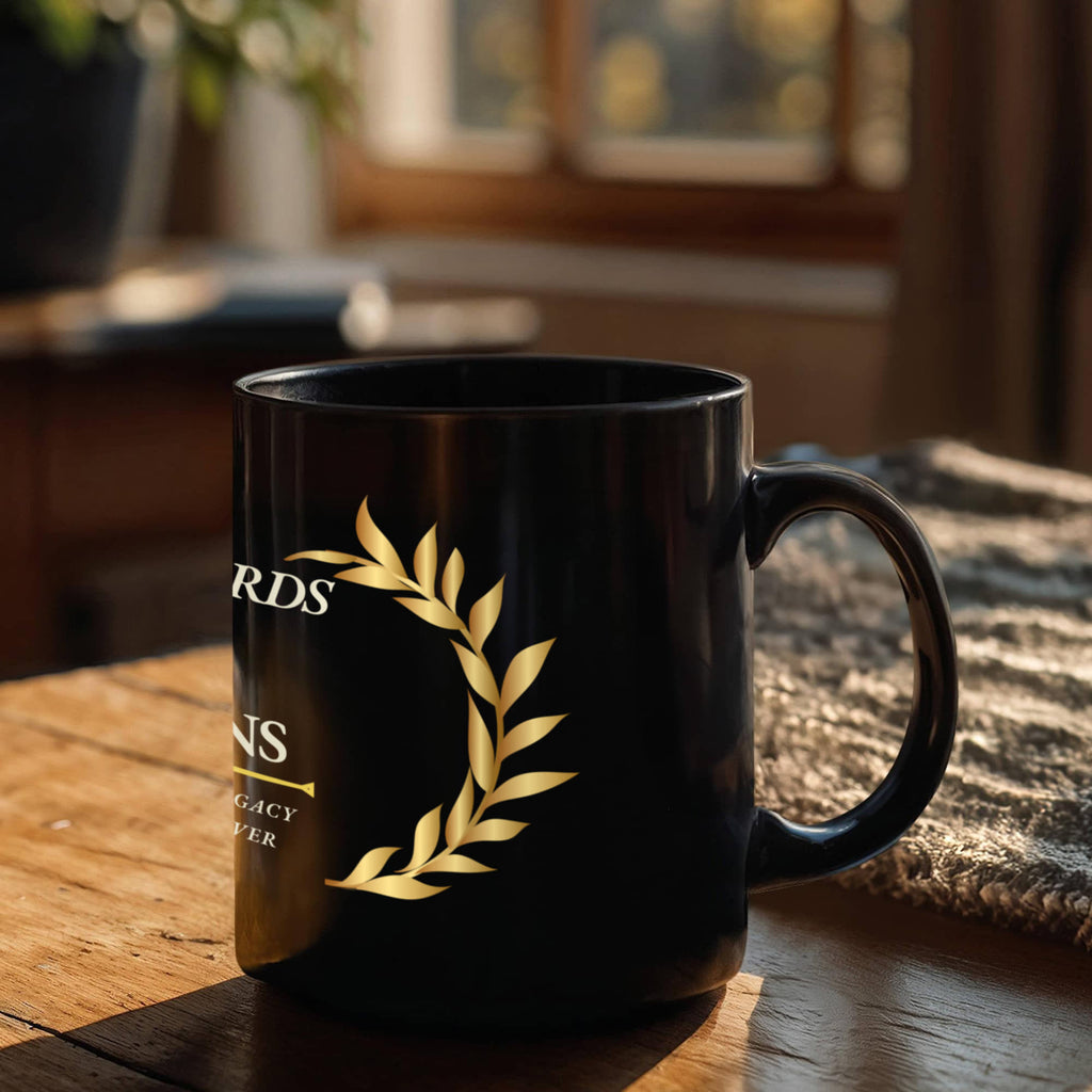 A Father's Words Shape Generations Mug – Inspirational Dad Coffee Cup Gift for Fathers