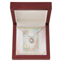 Gift for Mom Crown Pendant Necklace – Meaningful Mother's Love Jewelry Keepsake