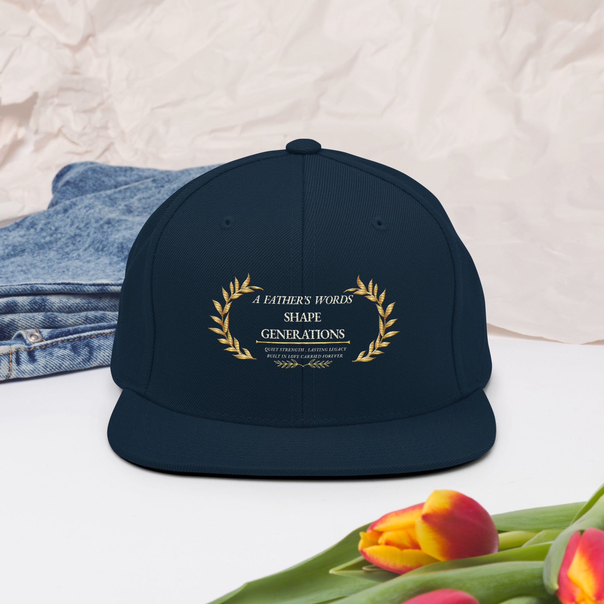 Inspirational Dad & Fatherhood Snapback Hat